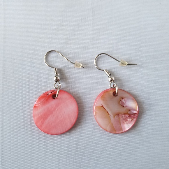 Miss Elliette Vintage Pink Cocktail Dress Earrings - Picture 2 of 8